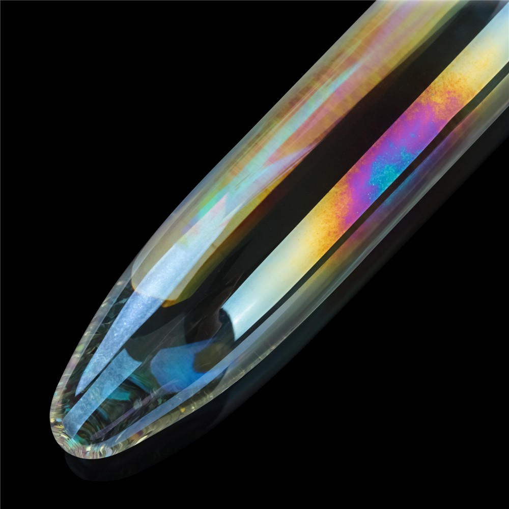 Dildo di vetro Twilight Gleam - Vetro a prisma