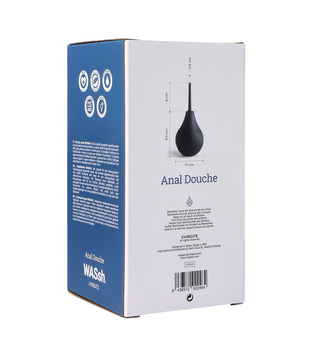 BLACK ANAL CLEANSING ENEMA 160 ML