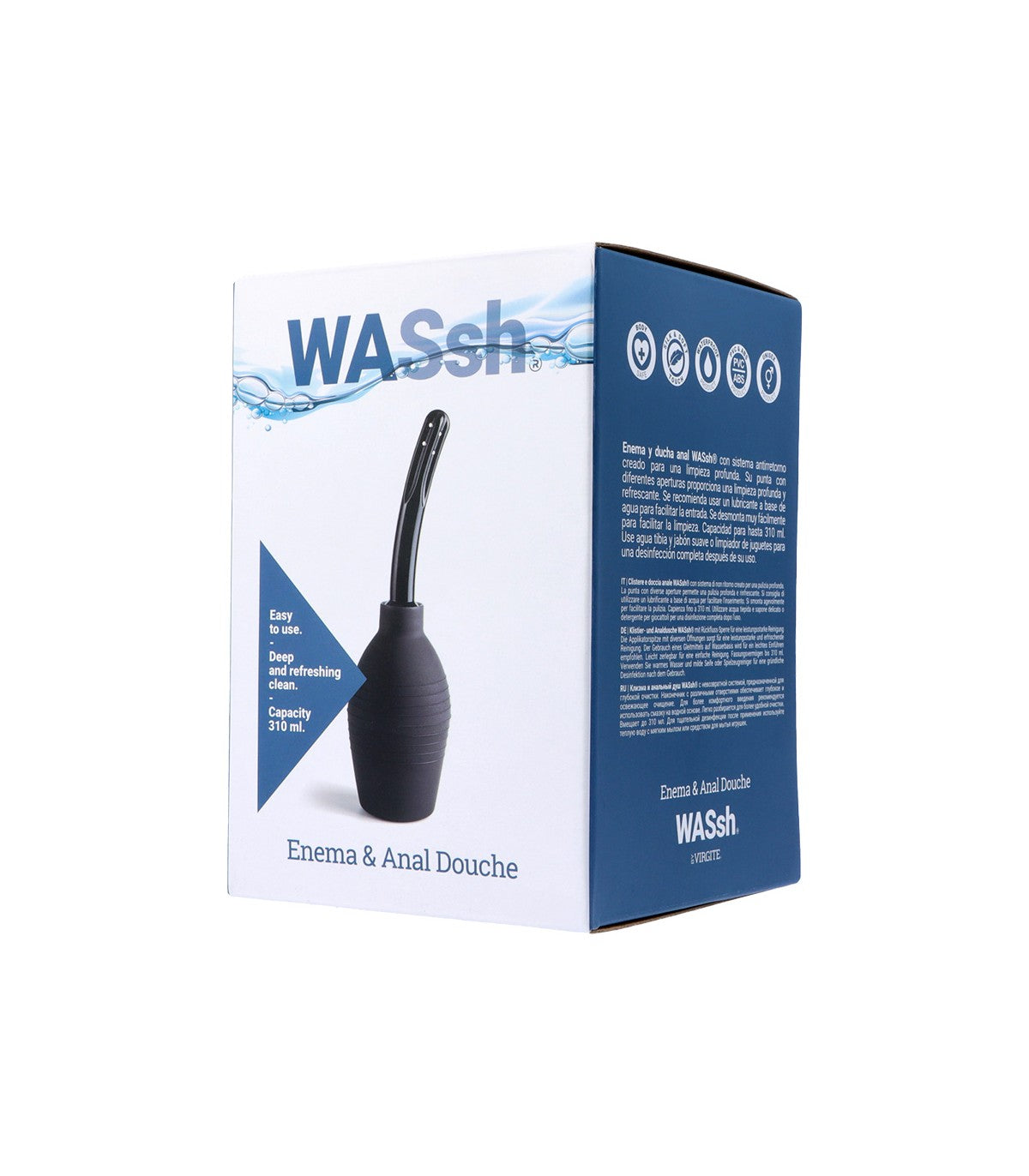 BLACK ANAL ENEMA FOR CLEANSING 310 ML