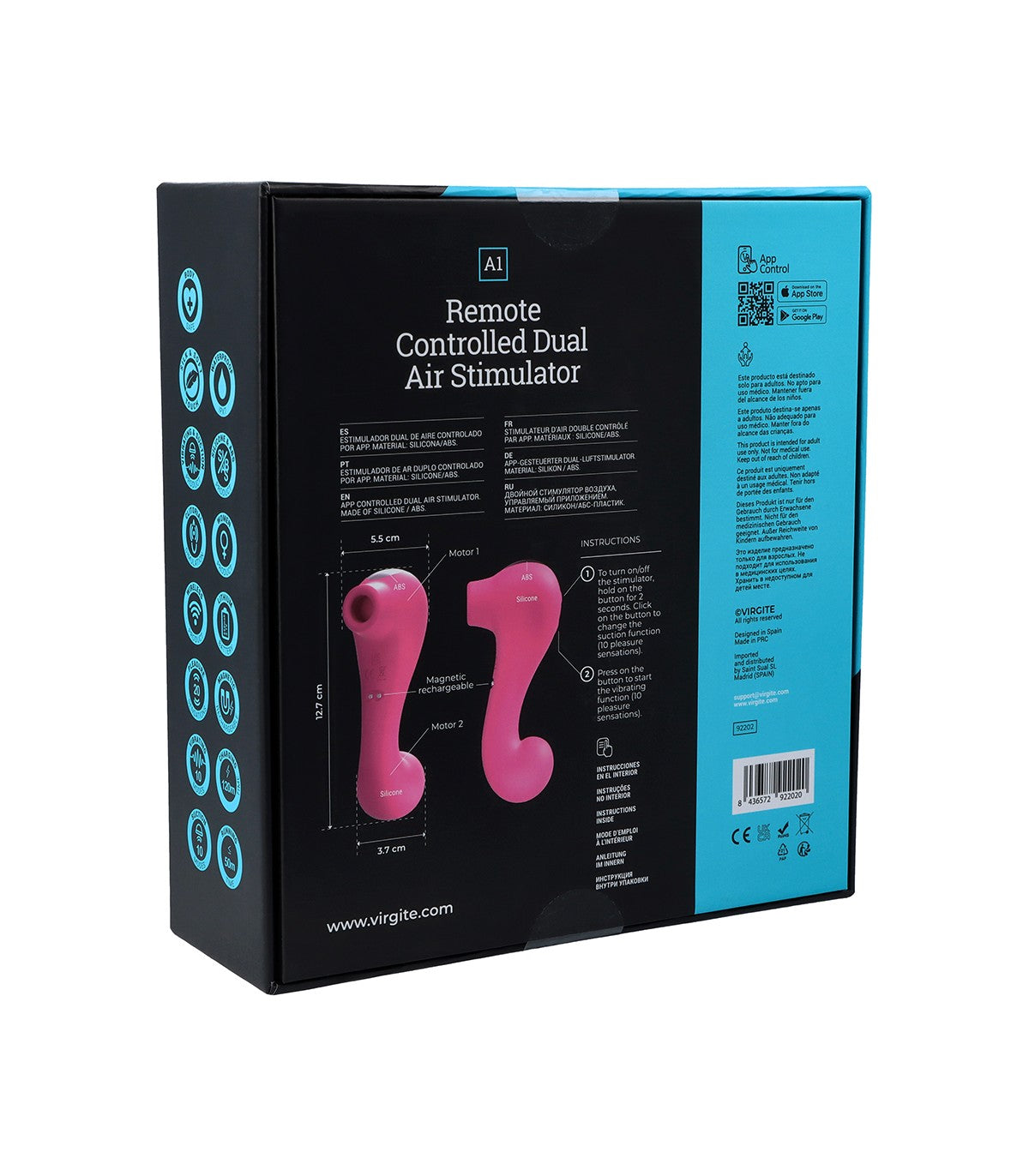 A1 DUAL REMOTE CONTROLLED AIR MOISTURISER