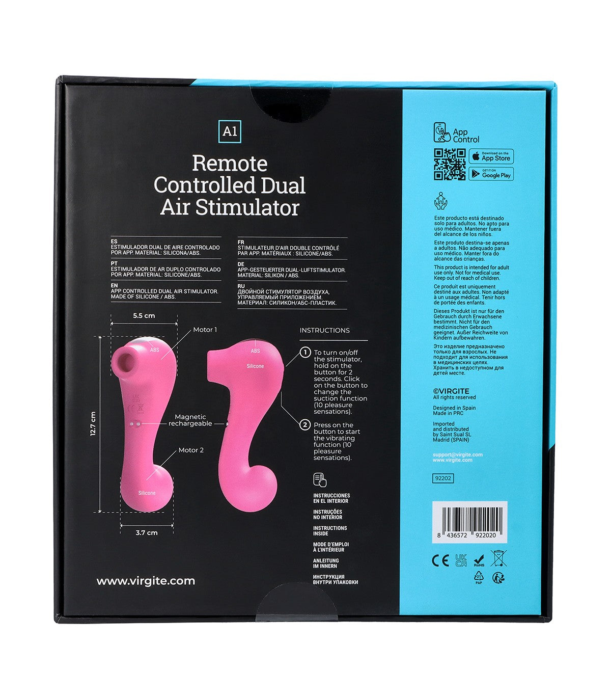 A1 DUAL REMOTE CONTROLLED AIR MOISTURISER