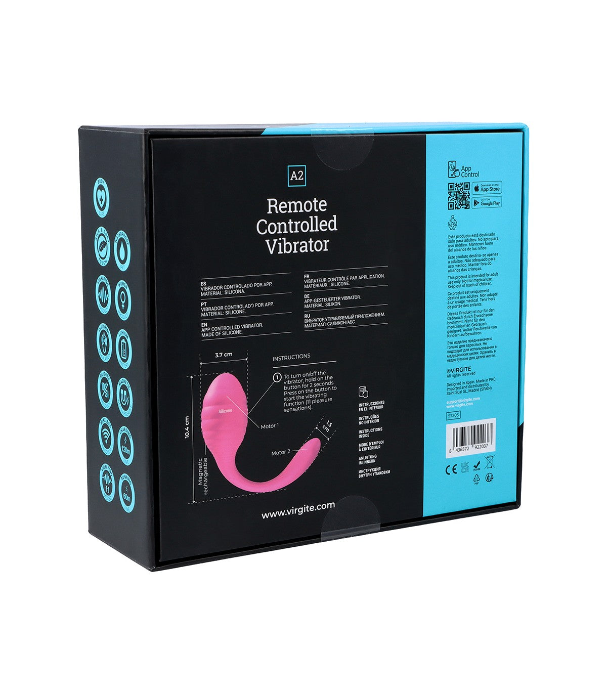 REMOTE CONTROL VIBRATOR A2