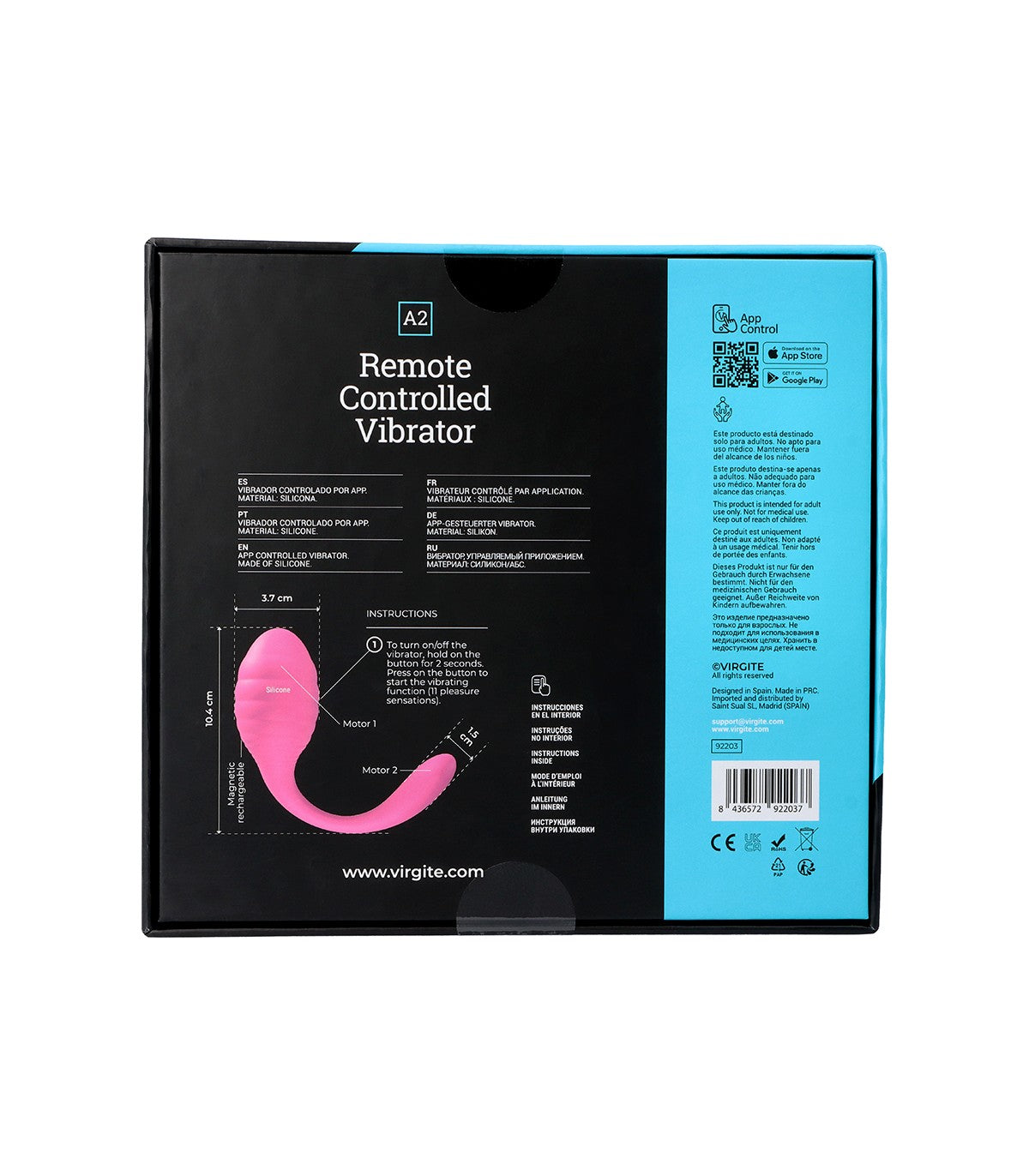 REMOTE CONTROL VIBRATOR A2