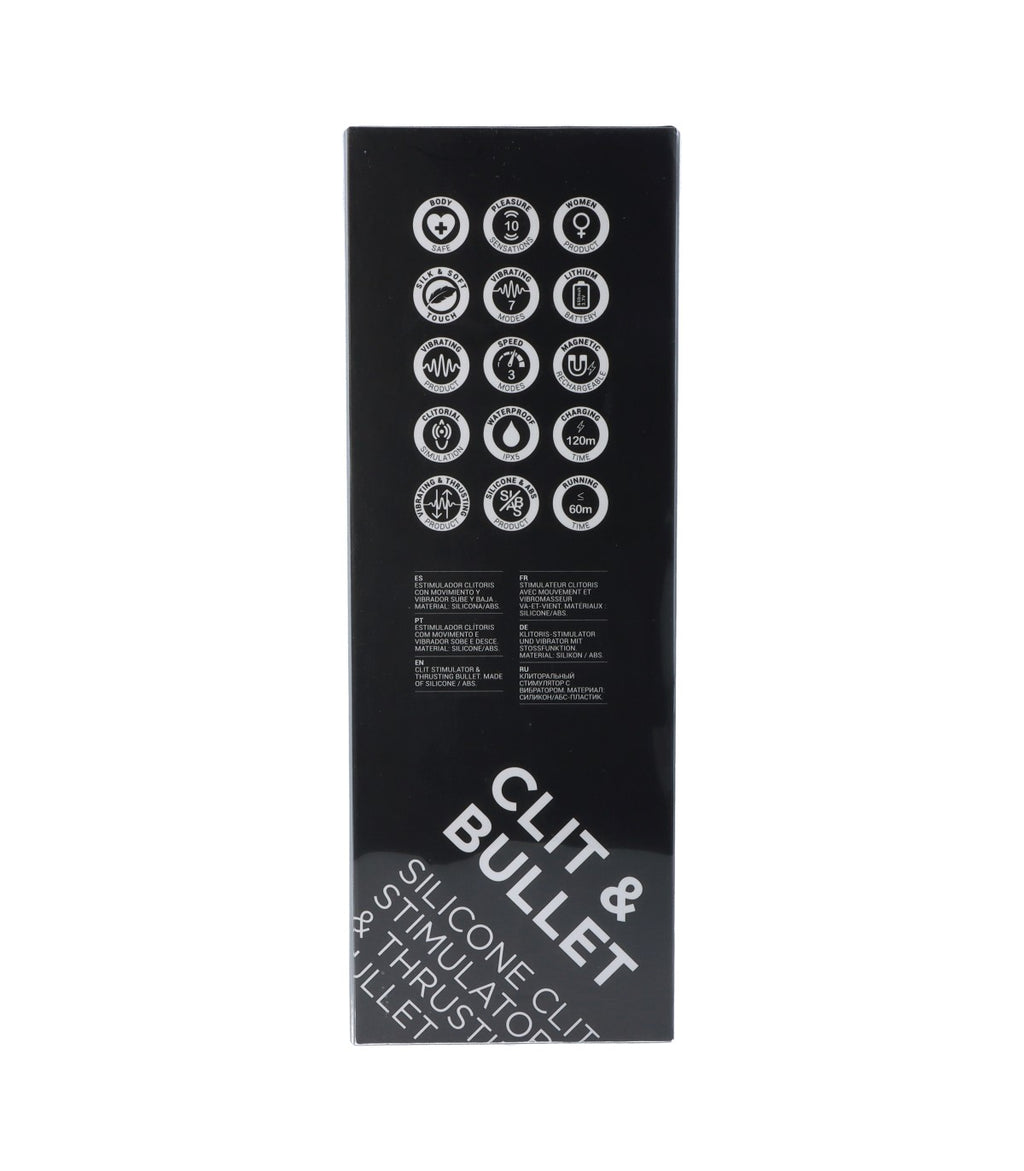 QIOT CLITORAL STIMULATOR - THRUSTING BULLET