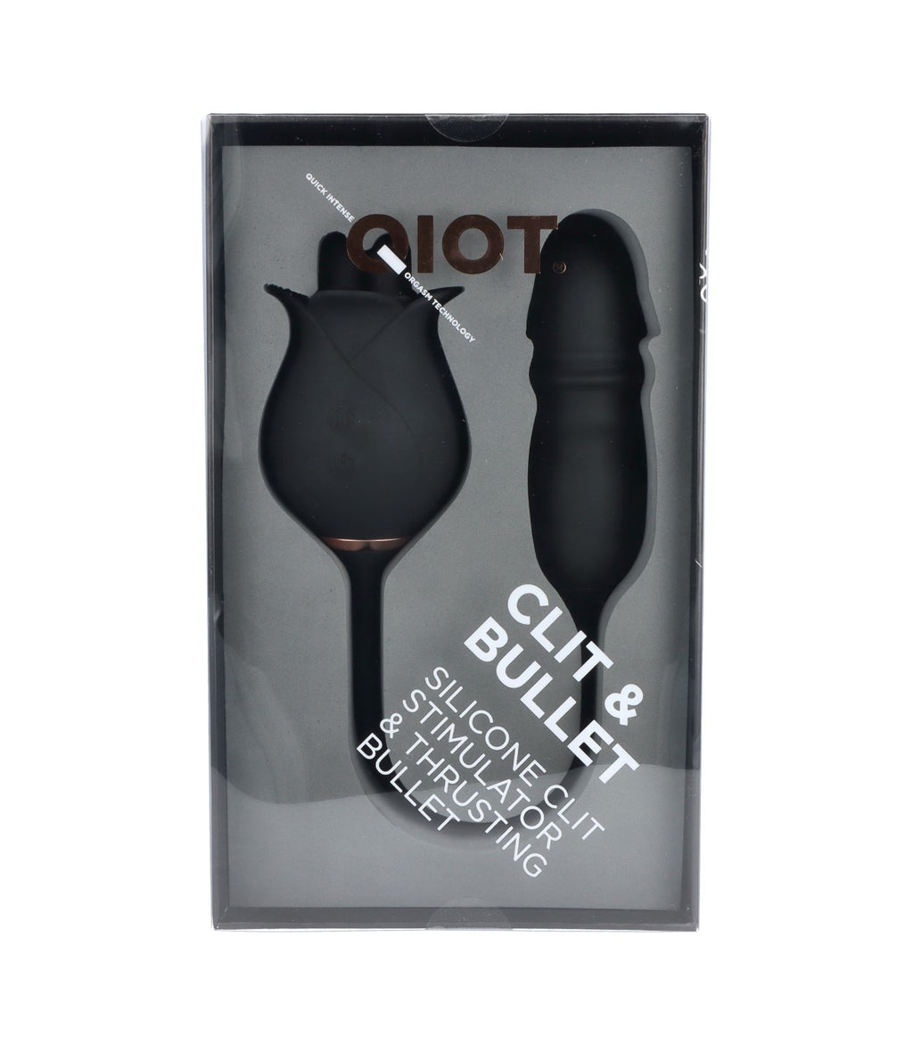 QIOT CLITORAL STIMULATOR - THRUSTING BULLET