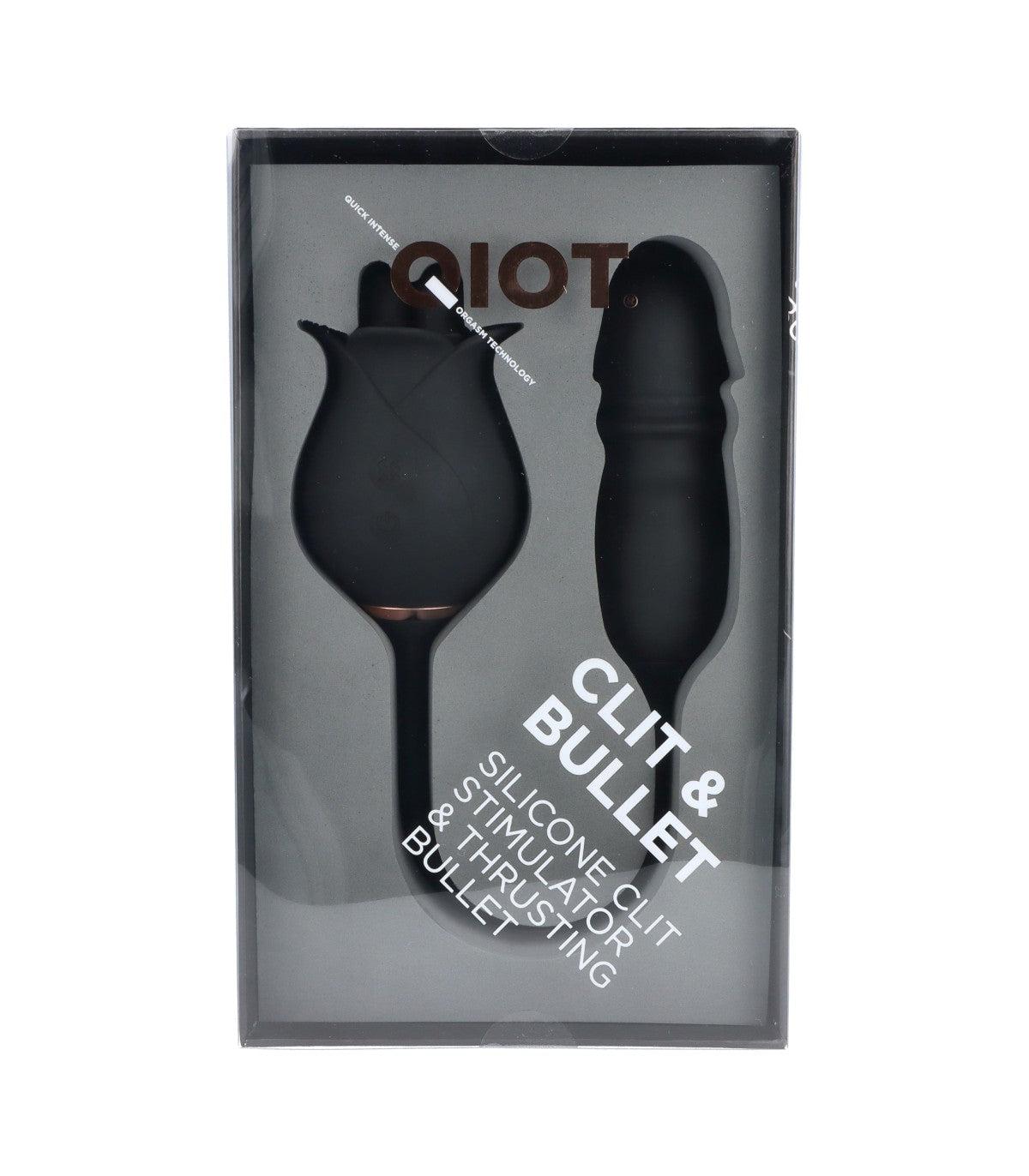 QIOT CLITORAL STIMULATOR - THRUSTING BULLET
