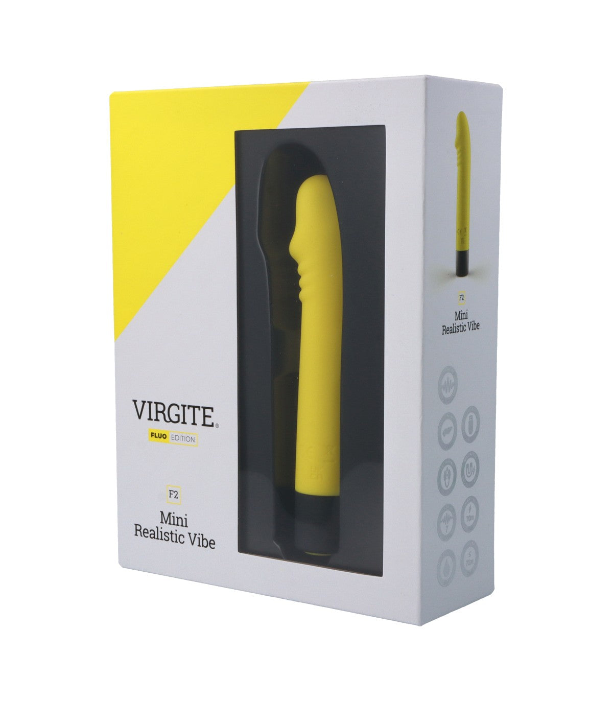 RECHARGEABLE SILICONE VIBRATOR F2 FLUO