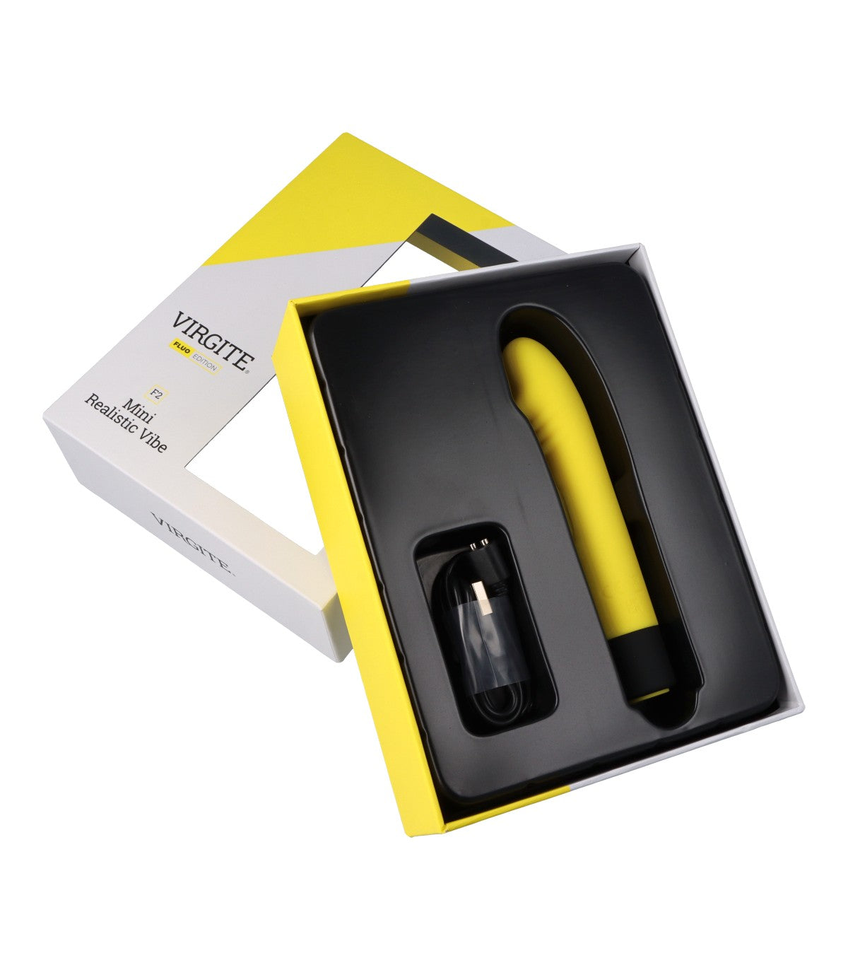 RECHARGEABLE SILICONE VIBRATOR F2 FLUO