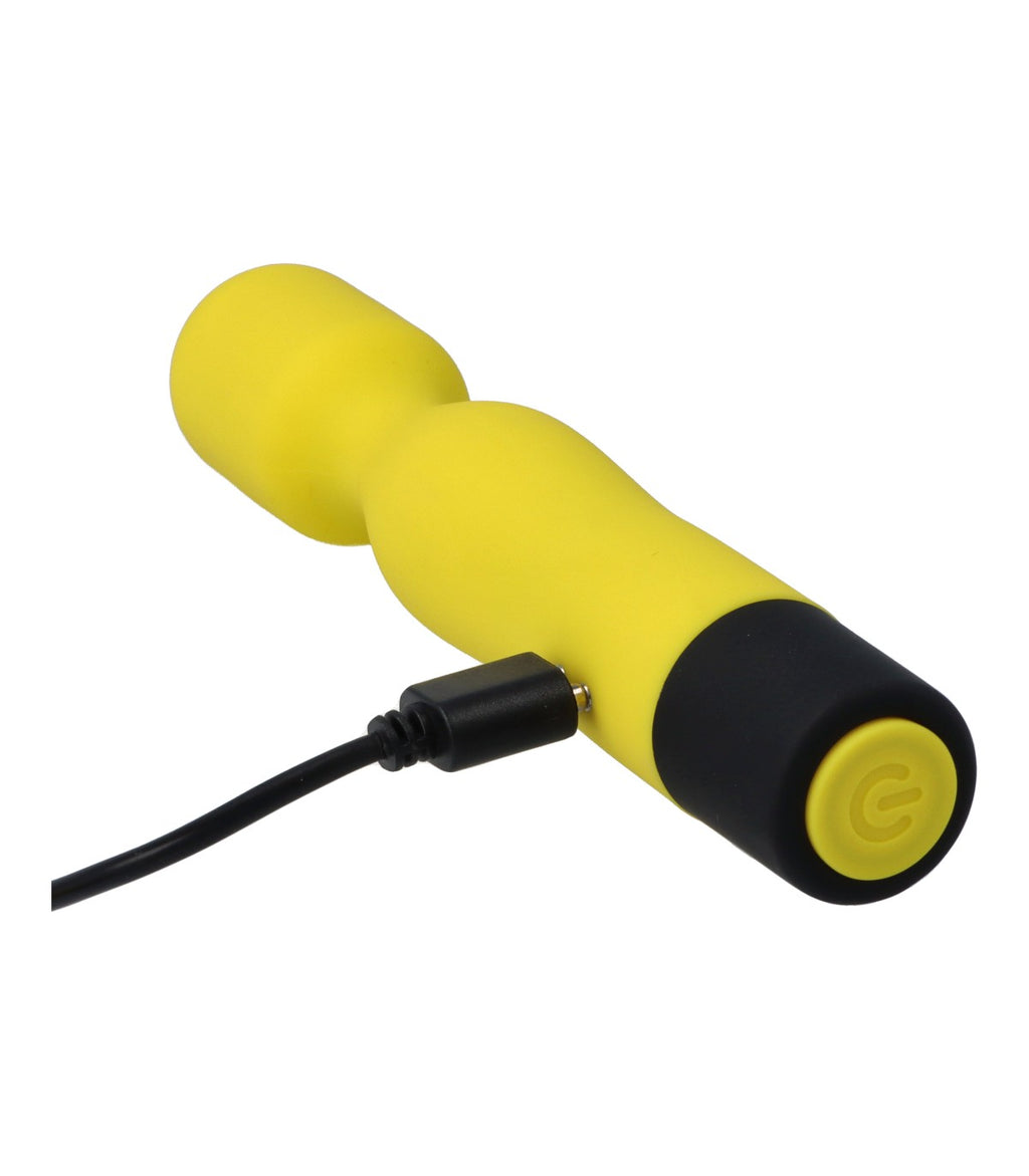 RECHARGEABLE FLUORESCENT SILICONE VIBRATOR F4