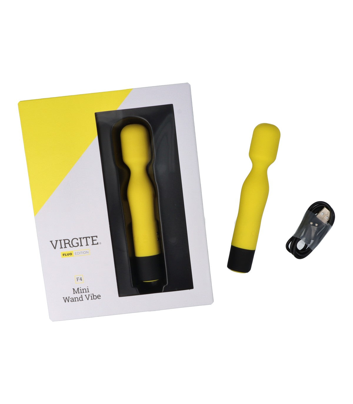 RECHARGEABLE FLUORESCENT SILICONE VIBRATOR F4