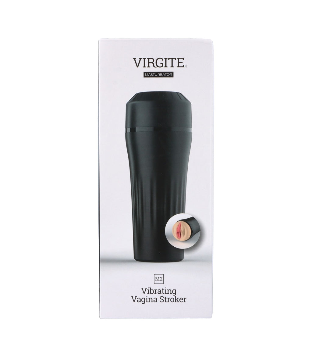 M2 Masturbatore vibrante USB a forma di vagina (color carne)