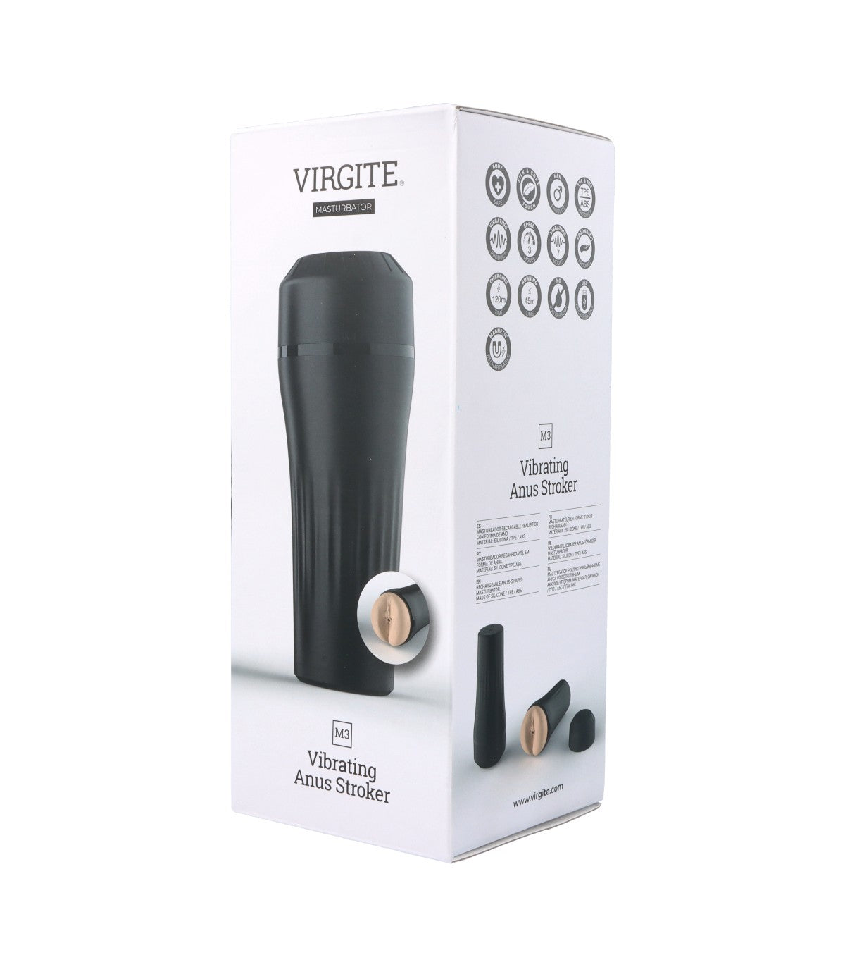 M3 MASTURBATORE VIBRATORE ANALE USB FLESH