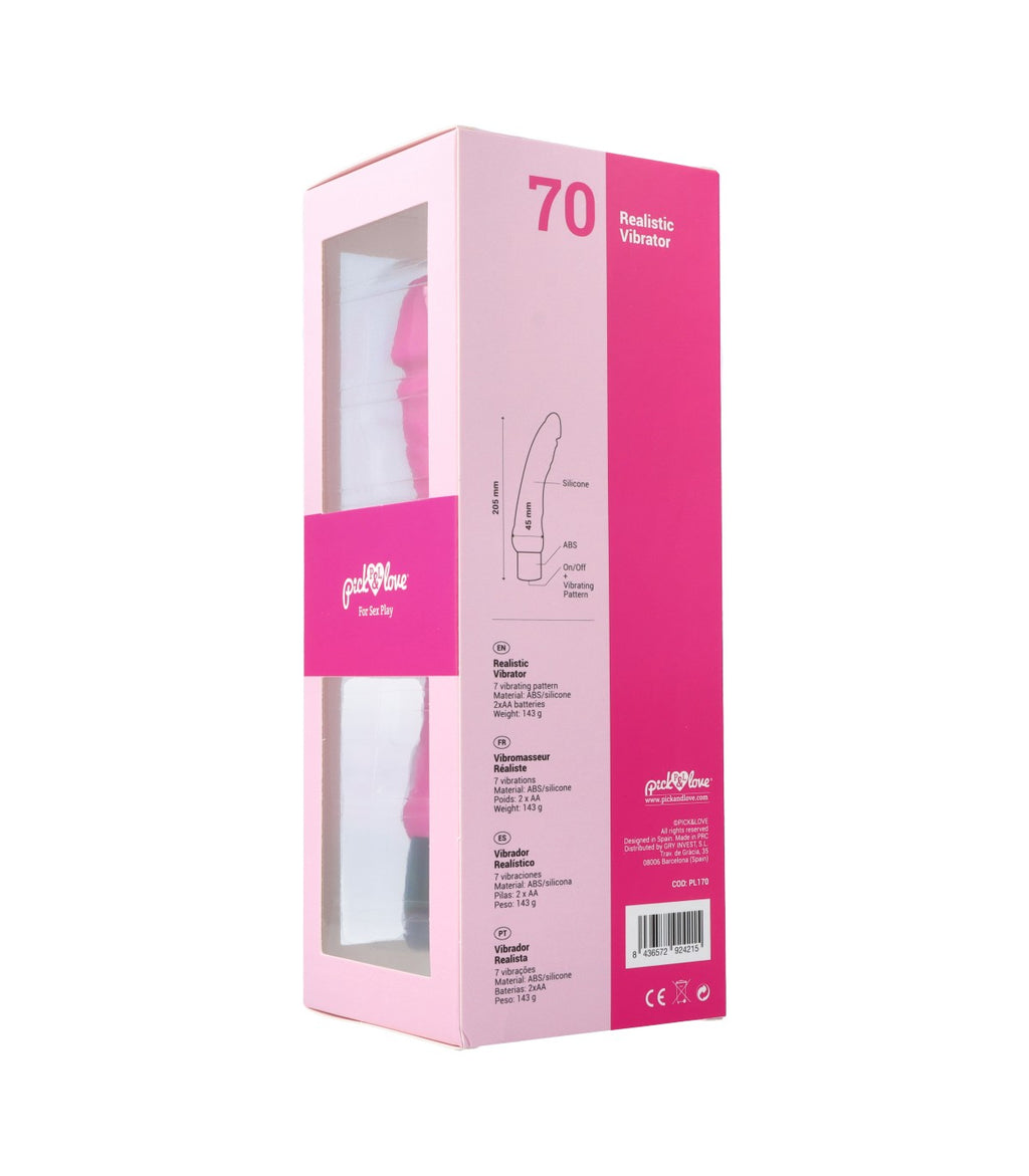 Nº 70 REALISTIC PINK VIBRATOR