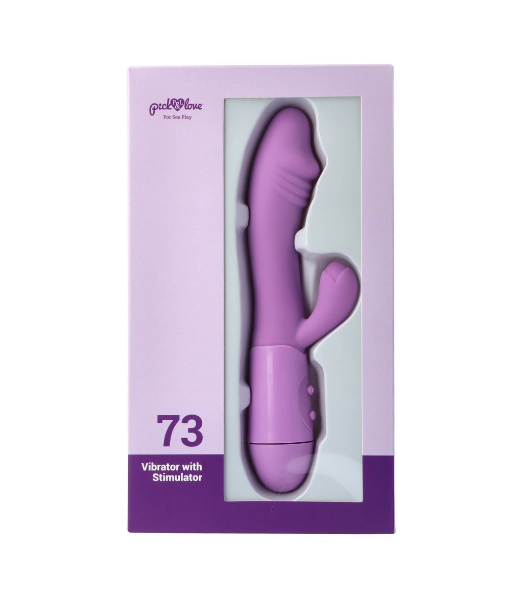 No. 73 PURPLE VIBRATOR WITH STIMULATOR