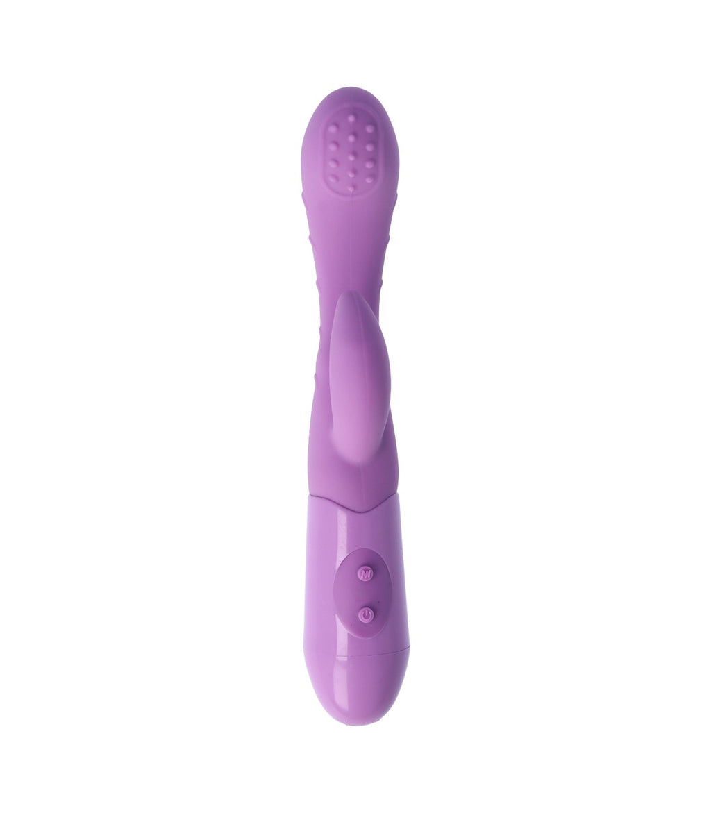 N. 75 VIBRATORE PUNTO G CON STIMOLATORE VIOLA