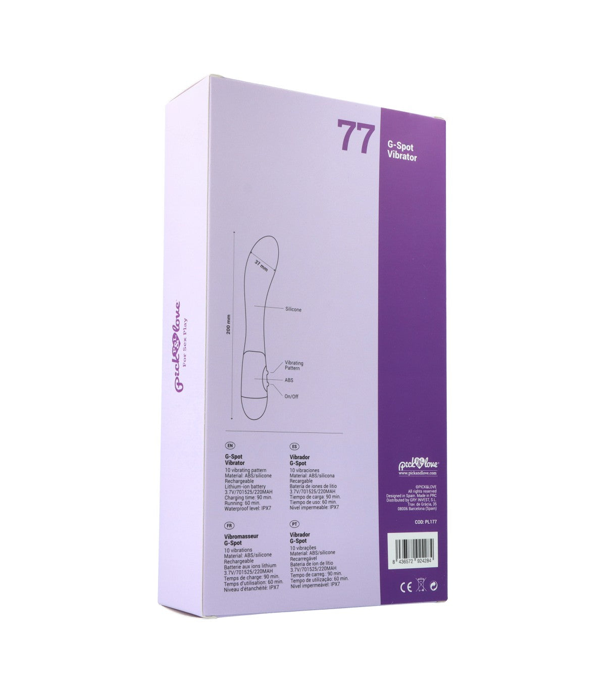 N. 77 VIBRATORE PUNTO G VIOLA