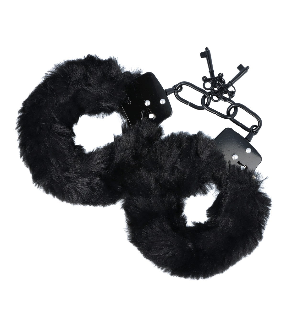 N. 81 MANETTE DI PELLICCIA NERE