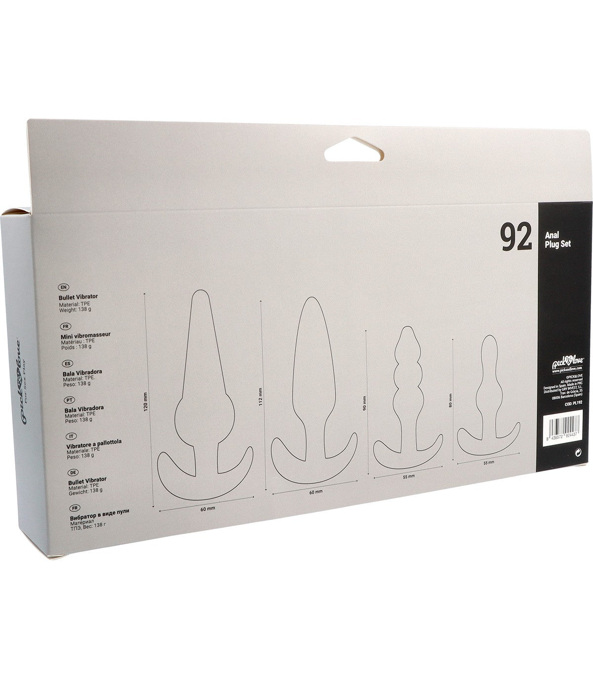 Butt Plug Set No. 92