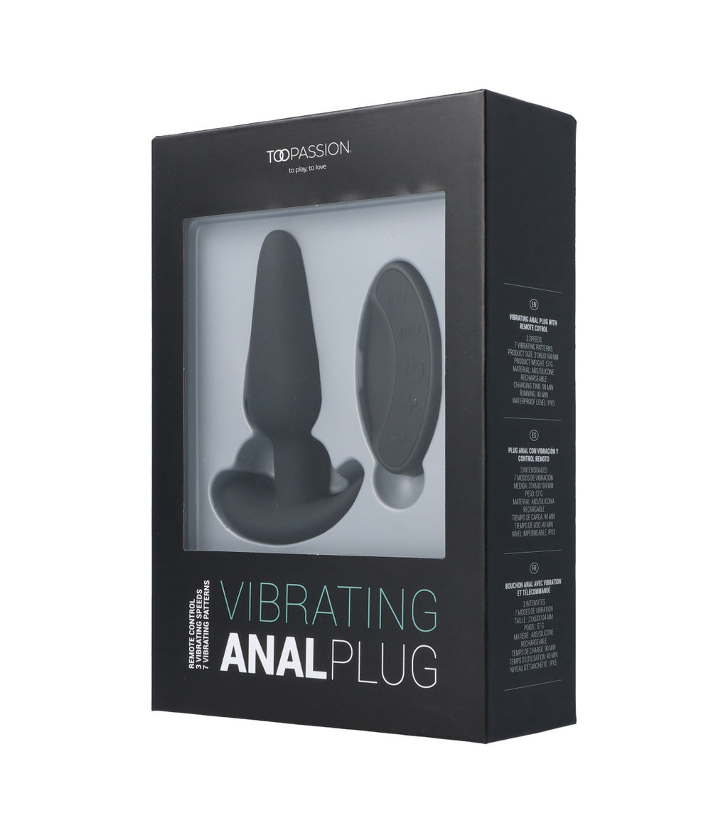 TOOPASSION Vibrating Anal Plug