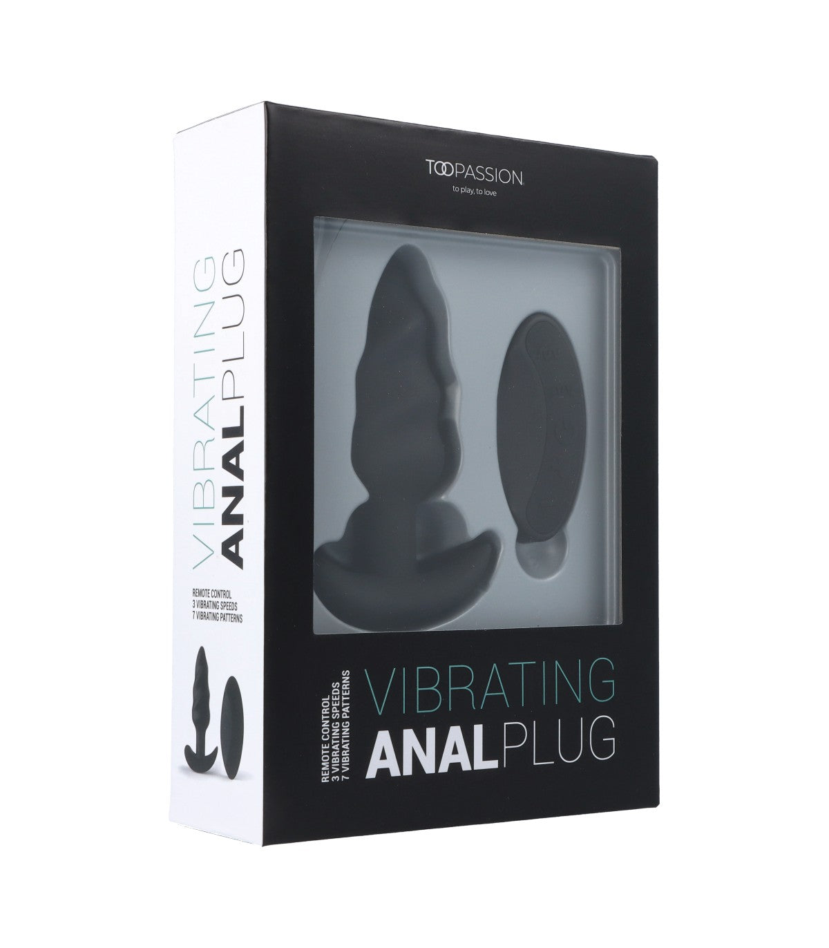 Plug anale vibrante e vorticoso TOOPASSION
