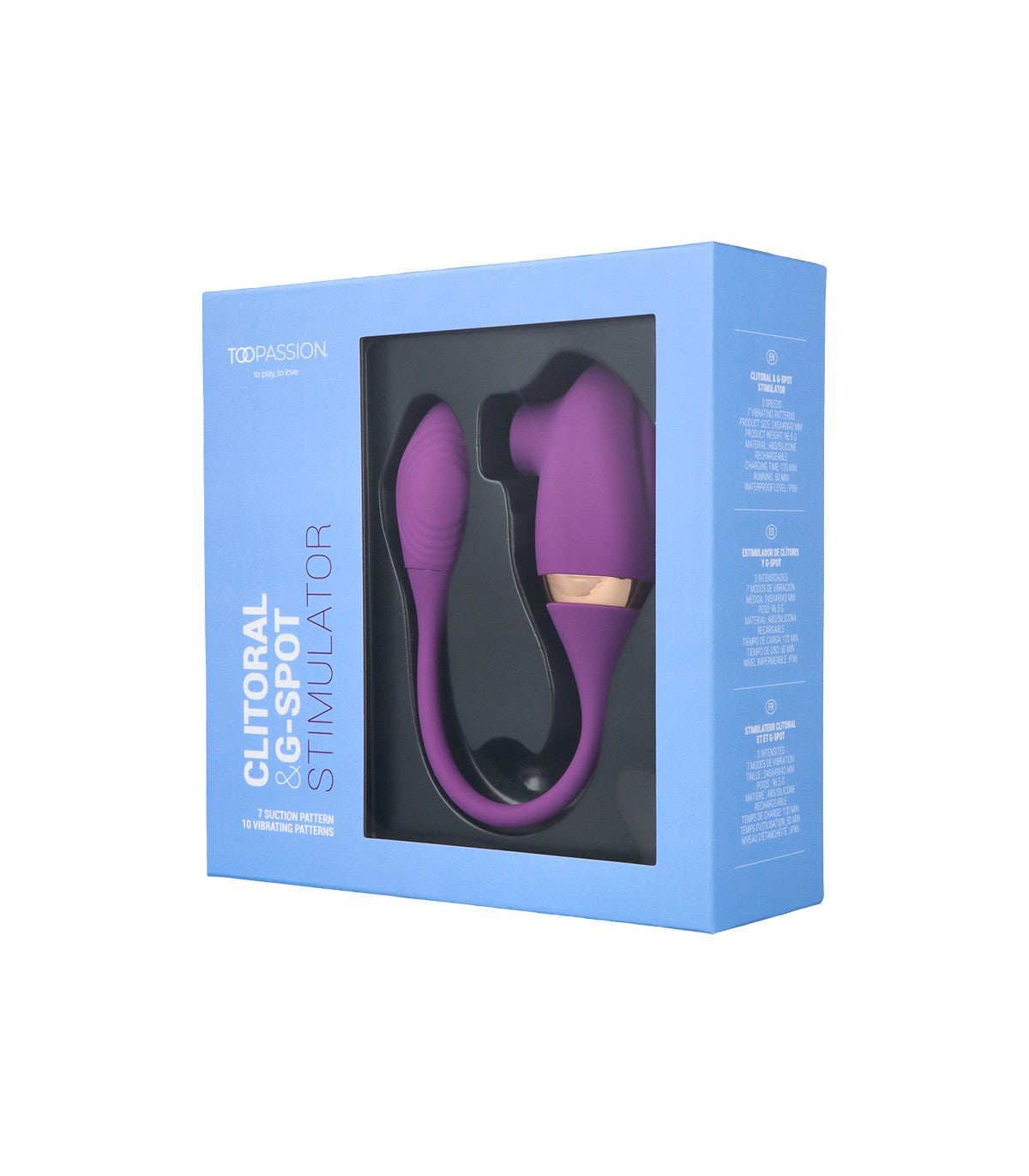TOOPASSION CLITORAL AND G-SPOT STIMULATOR