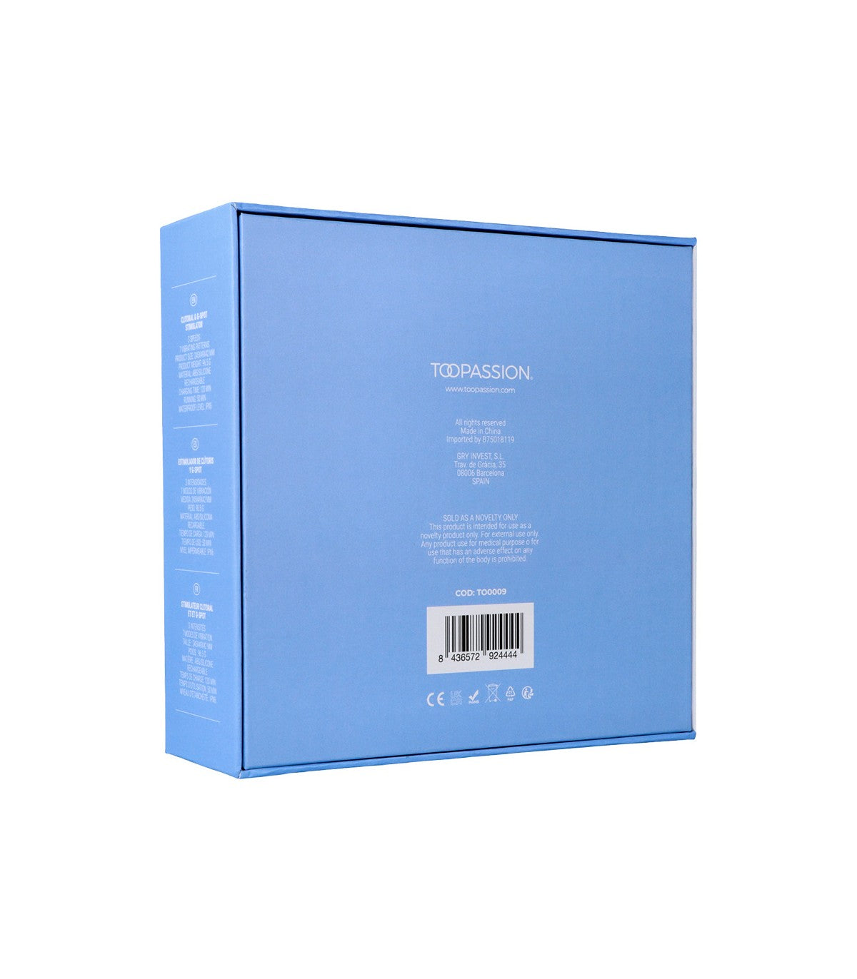 TOOPASSION CLITORAL AND G-SPOT STIMULATOR