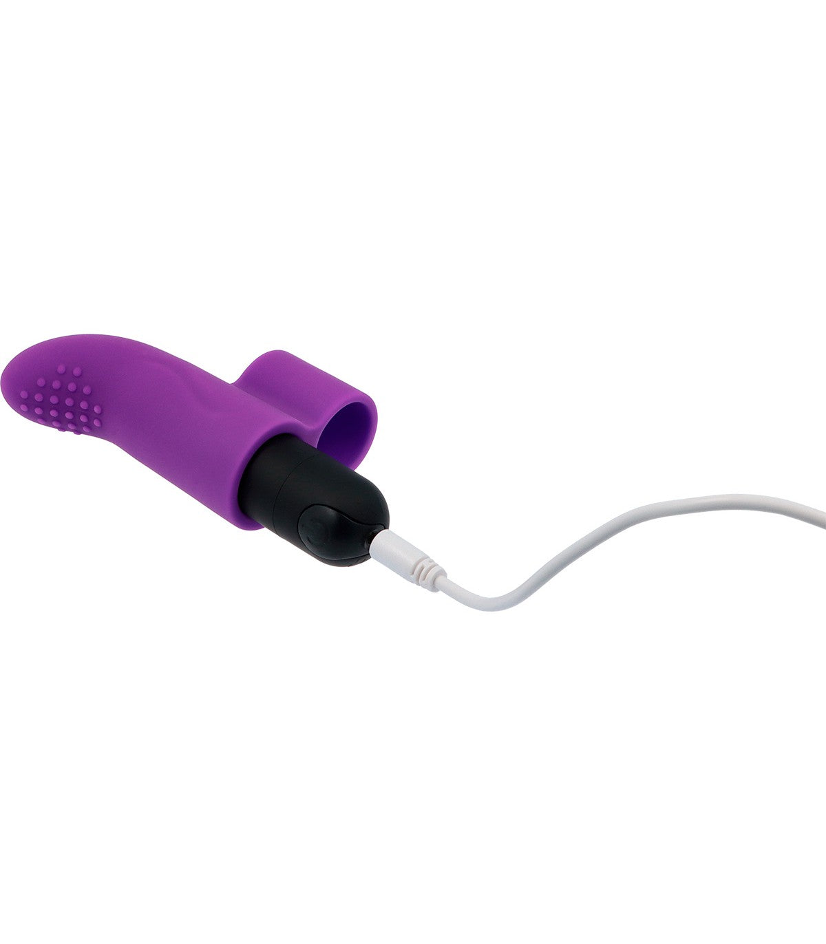 Nº 89 VIBRATING RECHARGEABLE FINGER BULLET PURPLE