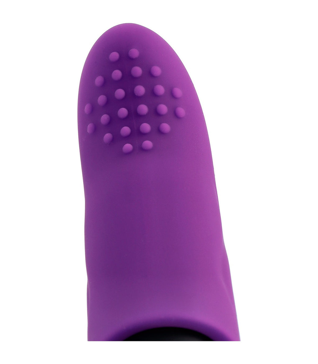 Nº 89 VIBRATING RECHARGEABLE FINGER BULLET PURPLE