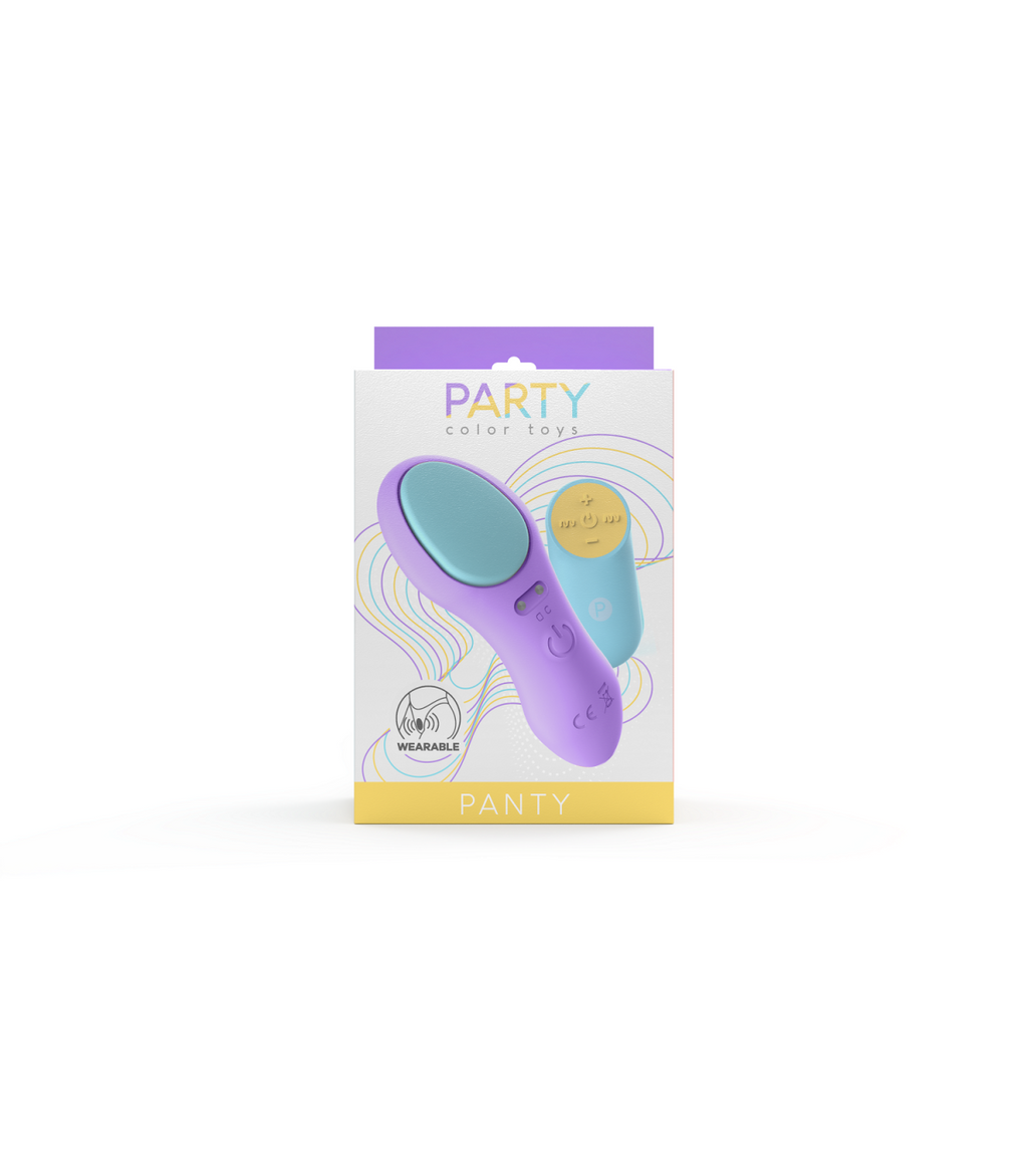 VIBRATORE A MUTANDINA CON CONTROLLO USB VIOLA