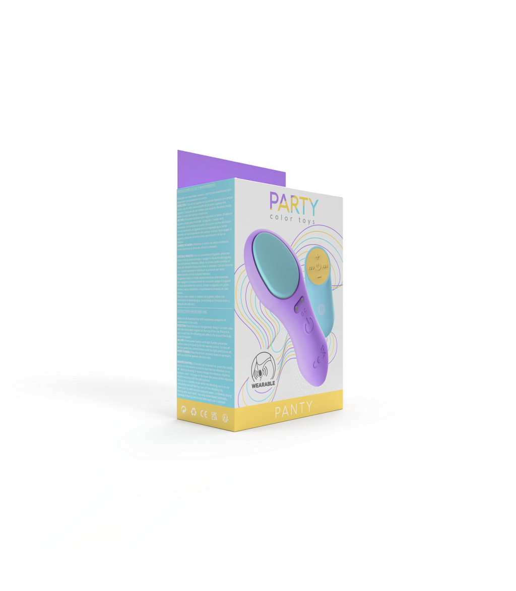VIBRATORE A MUTANDINA CON CONTROLLO USB VIOLA