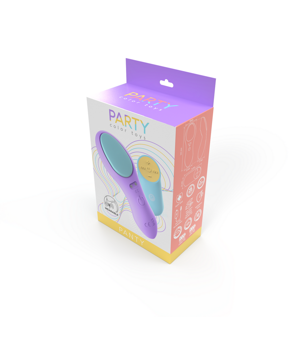 VIBRATORE A MUTANDINA CON CONTROLLO USB VIOLA