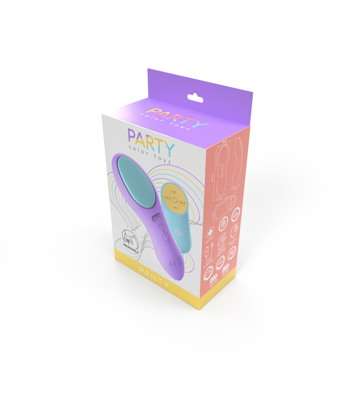 VIBRATORE A MUTANDINA CON CONTROLLO USB VIOLA