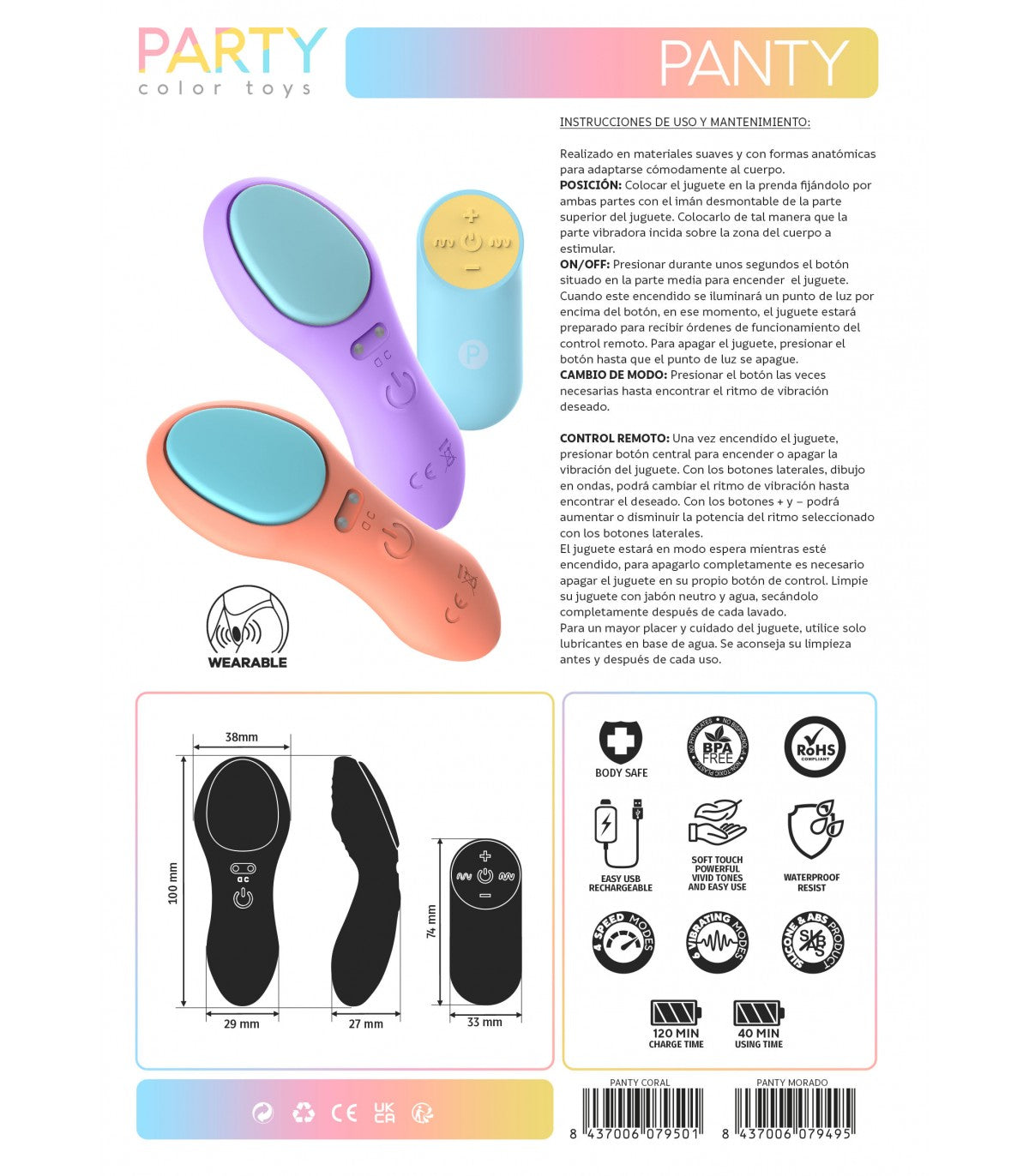 VIBRATORE A MUTANDINA CON CONTROLLO USB VIOLA