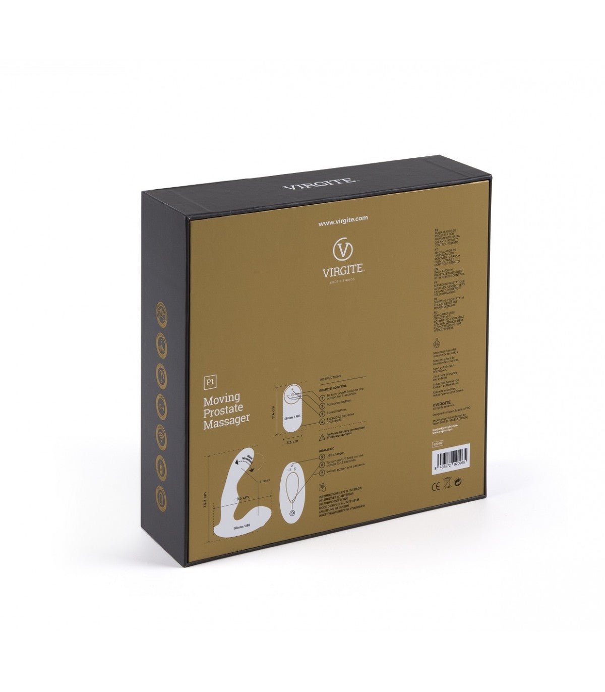 P1 Prostate Vibrator with Remote Control