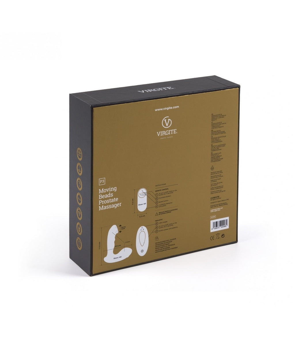 PROSTATE VIBRATOR P3 WITH REMOTE CONTROL