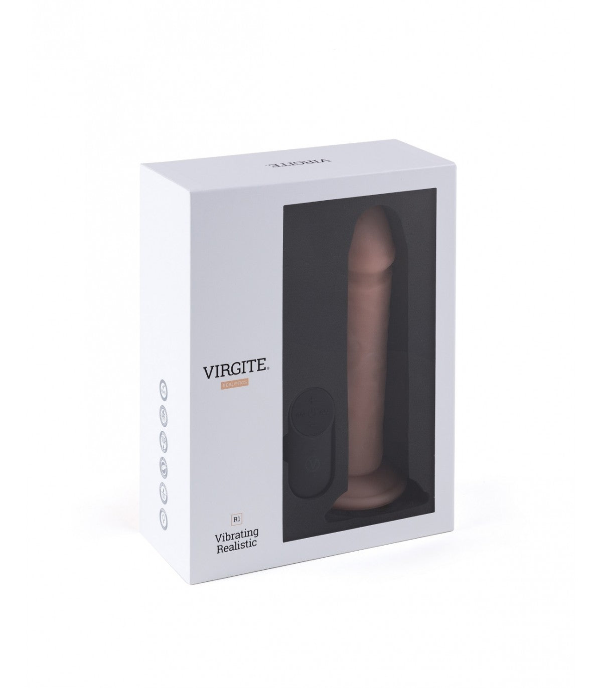 VIBRATORE REALISTICO R1 19CM CON TELECOMANDO