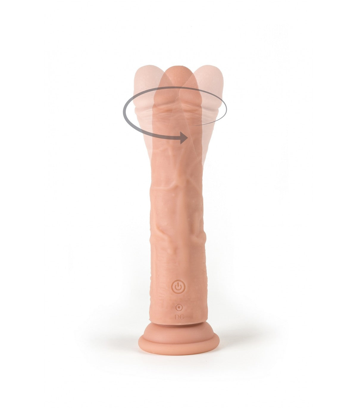 VIBRATORE E ROTATORE REALISTICO R7" 19CM CON TELECOMANDO
