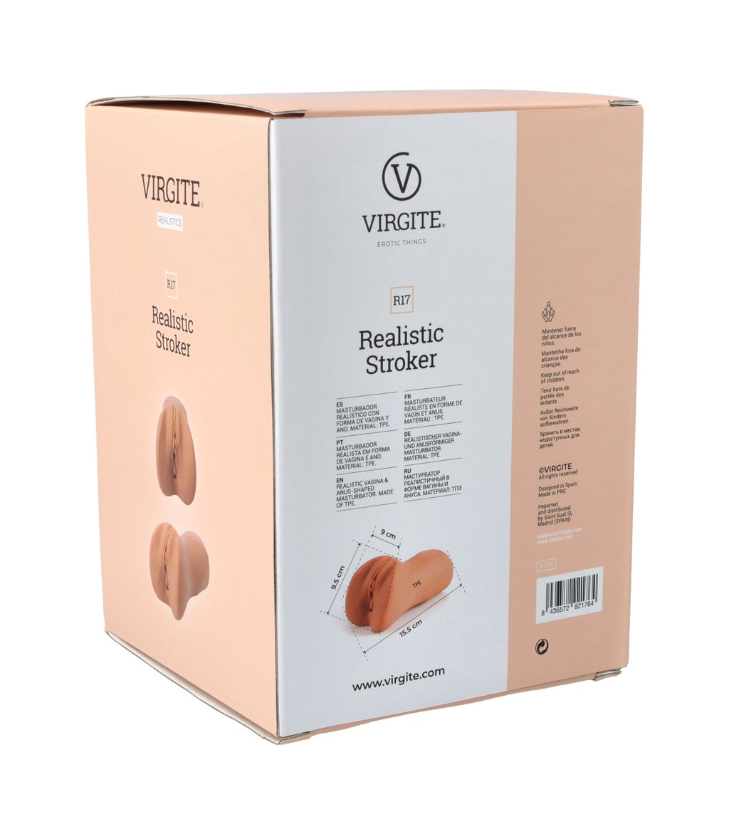 MASTURBATORE VAGINA/ANO R17 COLORE CARNE