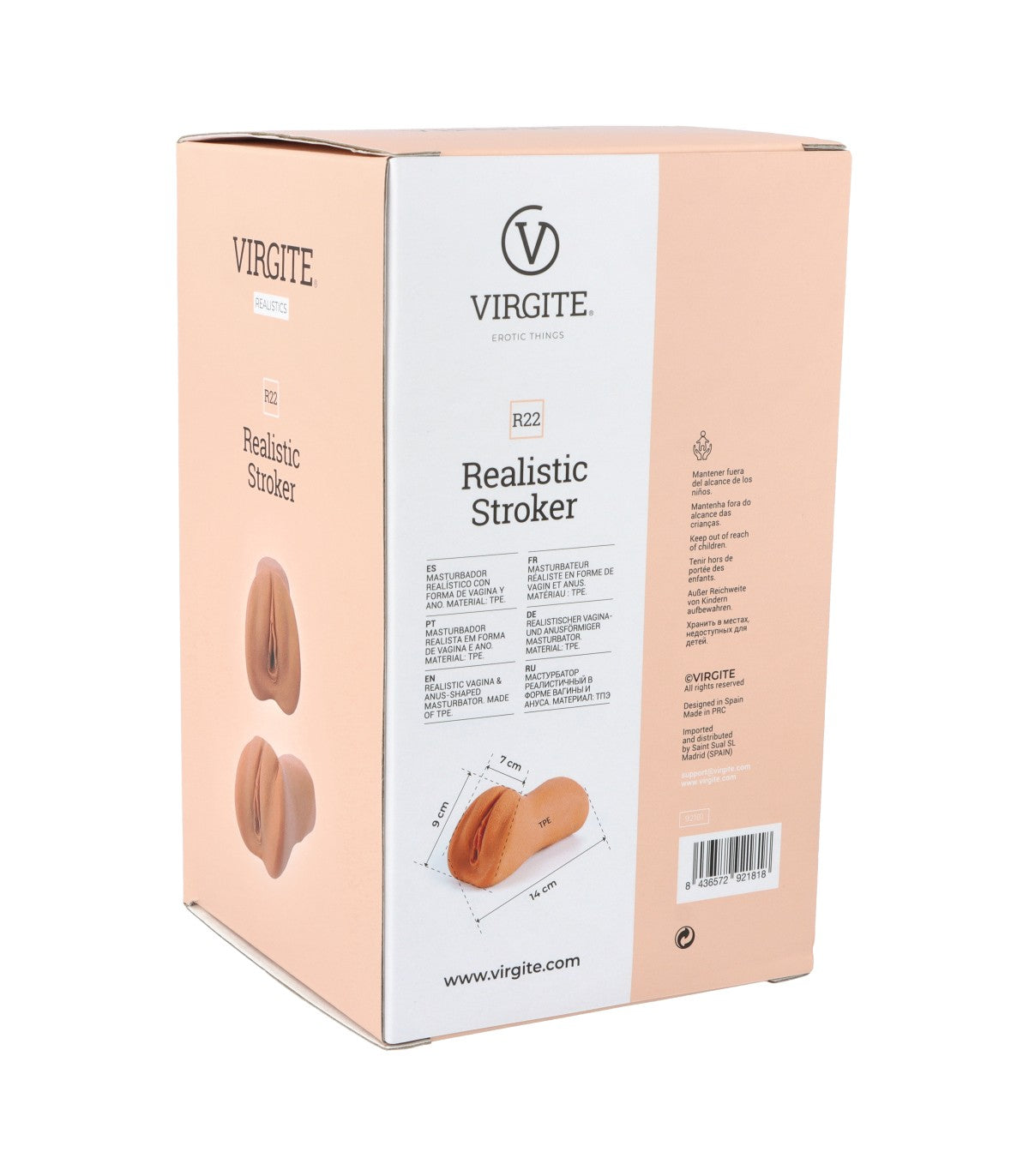 MASTURBATORE VAGINALE R22 COLORE CARNE