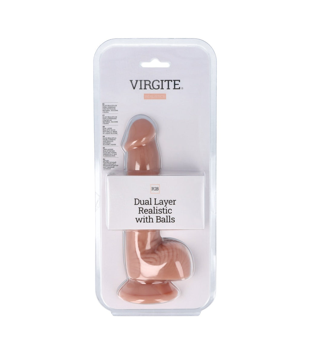 REALISTIC DOUBLE LAYER WITH BALLS 20CM R28
