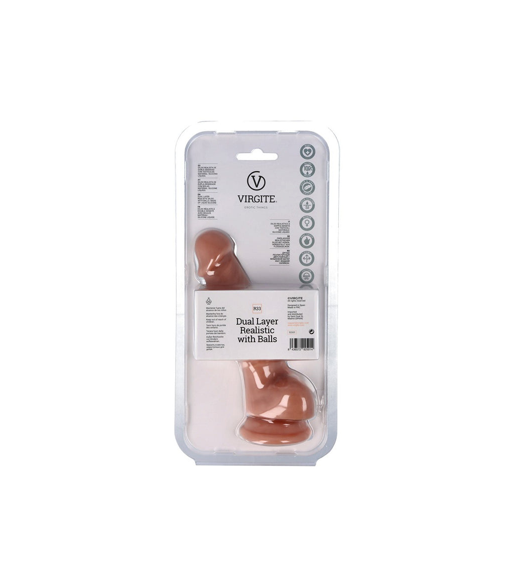 REALISTIC DOUBLE-LAYERED 18.5CM WITH BALLS R33
