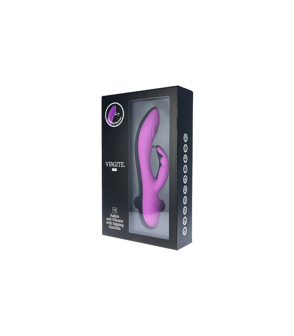 RECHARGEABLE VIBRATOR V9 PURPLE