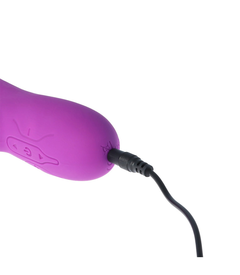 RECHARGEABLE VIBRATOR V9 PURPLE