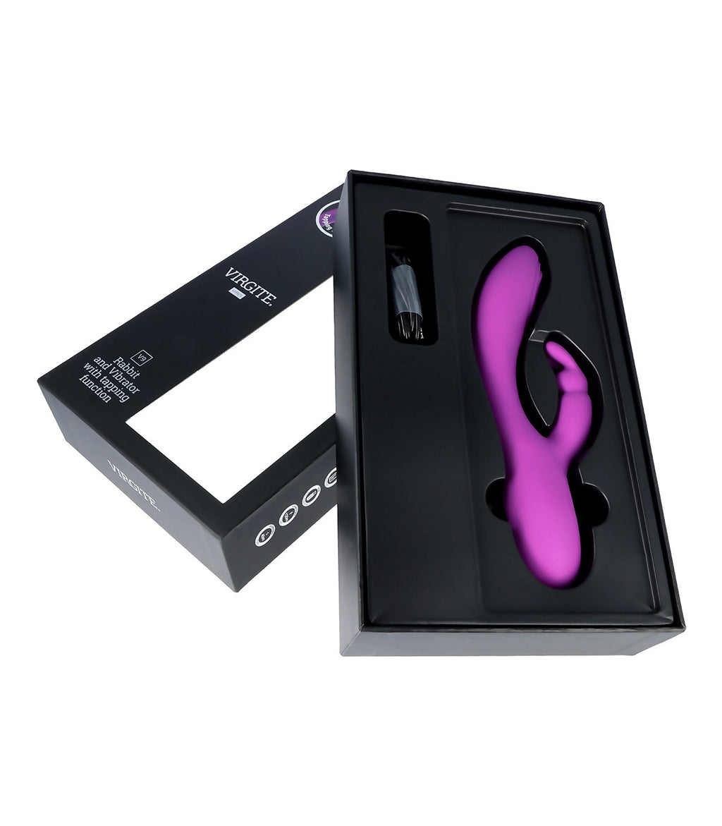 RECHARGEABLE VIBRATOR V9 PURPLE