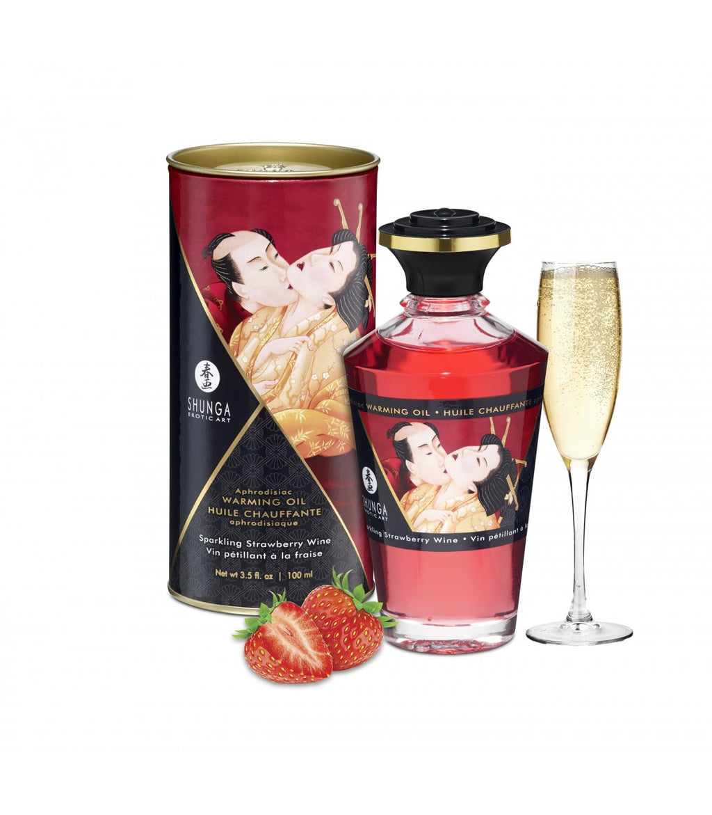 SHUNGA OLIO AFRODISIAC-DISCUSSIONI FRAGOLA/CAVA 100ML