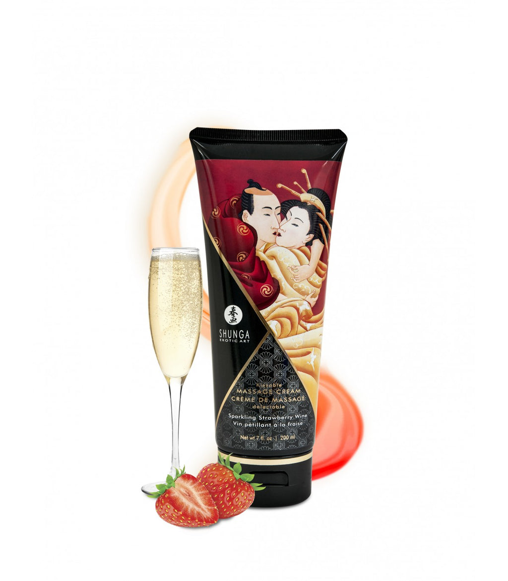 Strawberry and Champagne Massage Cream 200 ml