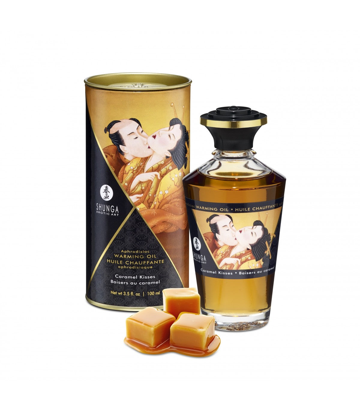 SHUNGA APHRODISIAC OIL. CARAMEL 100 ML