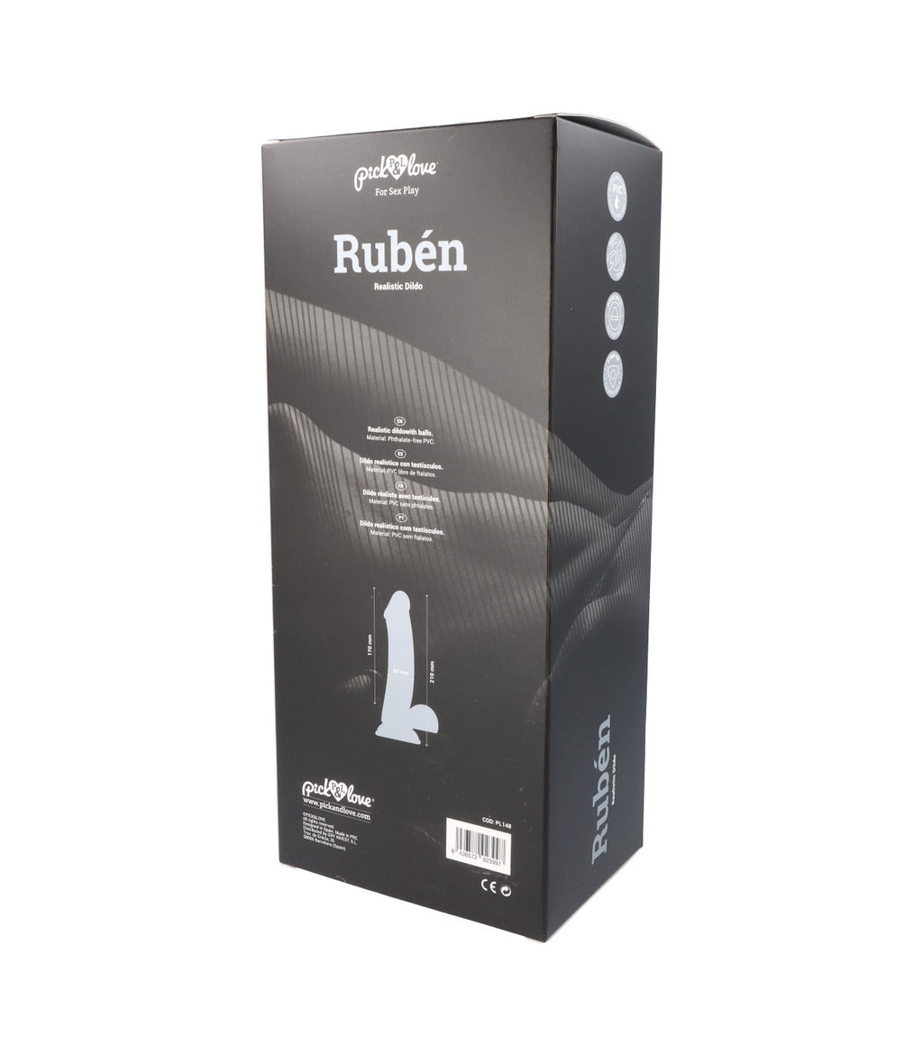 PENETRATORE REALISTICO RUBEN 21 CM