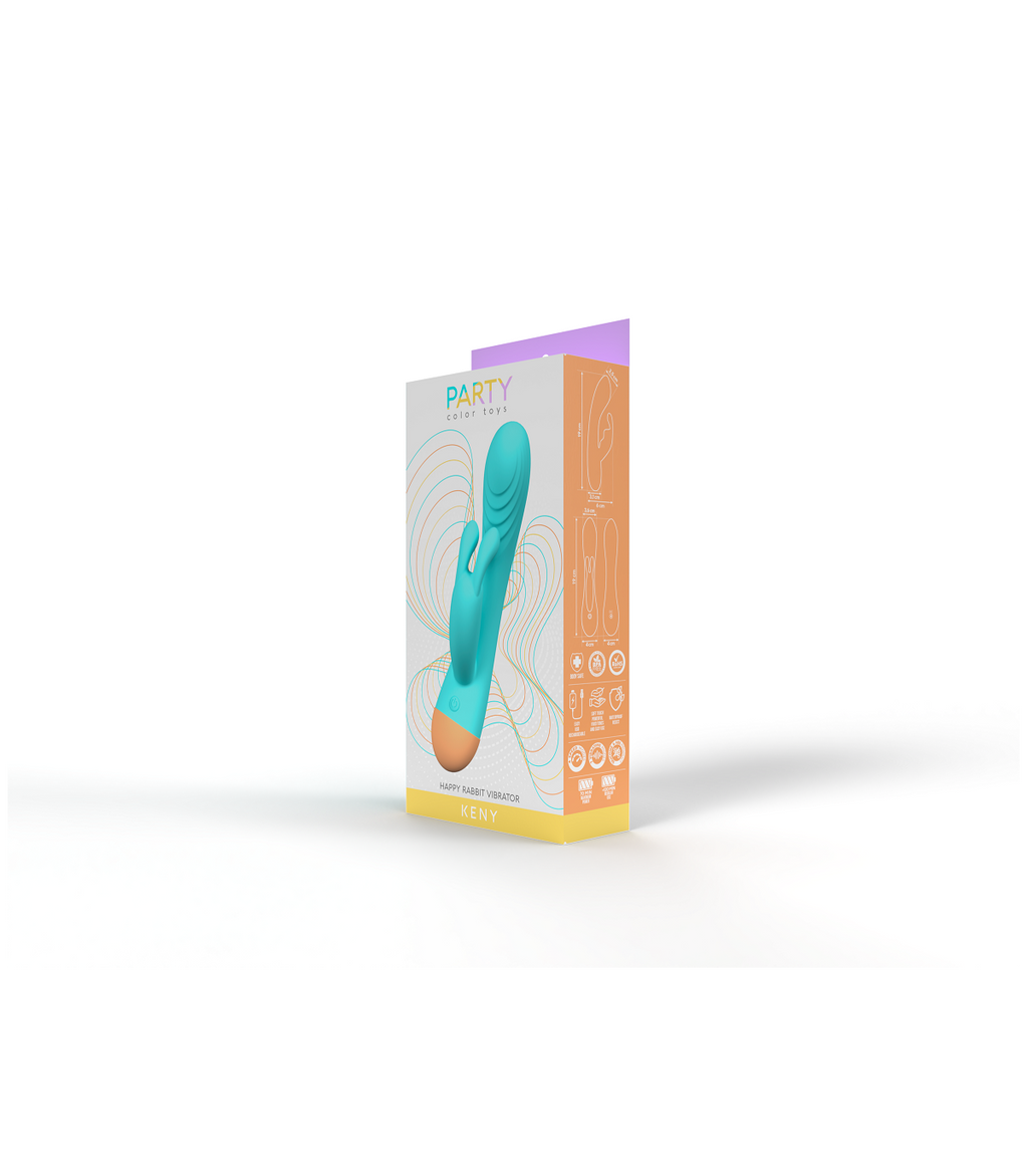 VIBRATORE RICARICABILE KENY BLU