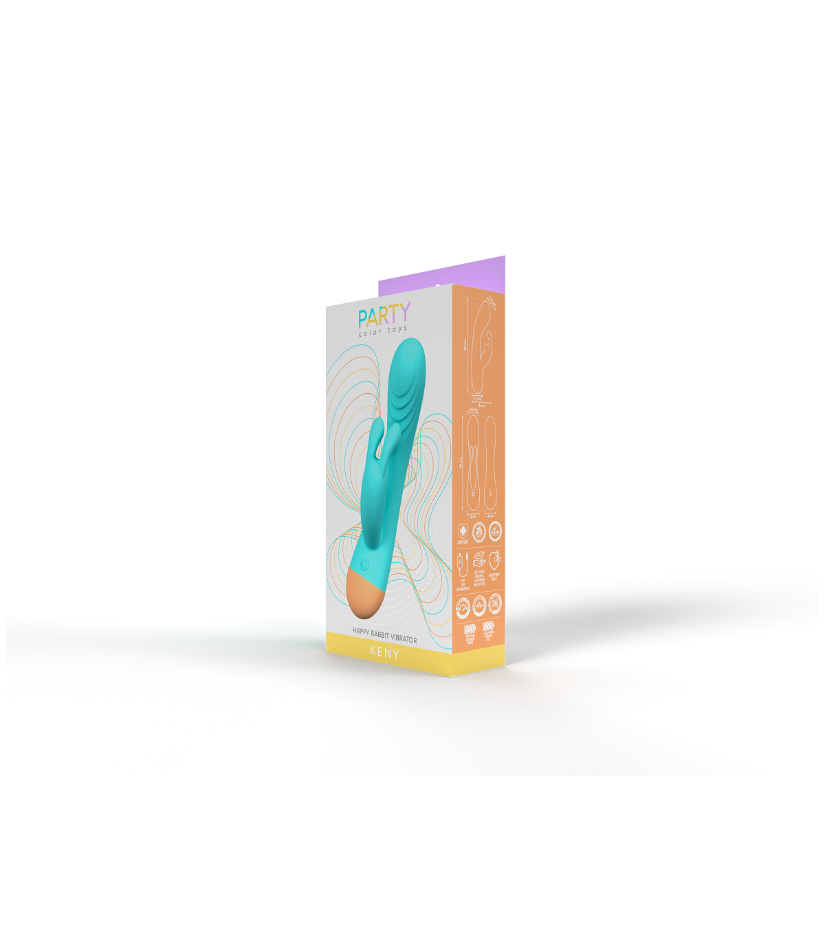 VIBRATORE RICARICABILE KENY BLU